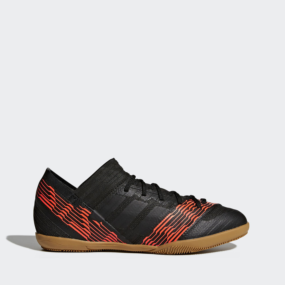 Adidas Nemeziz Tango 17.3 Indoor - ποδοσφαιρικα παπουτσια για κοριτσια - Μαυρα/Μαυρα/Χρυσο Χρωμα,Μέγ